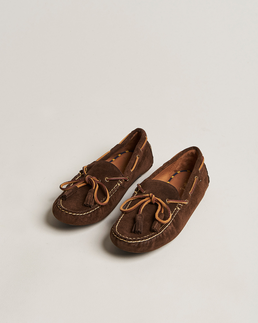 Herren | | Polo Ralph Lauren | Anders Suede Driving Shoe Chocolate Brown