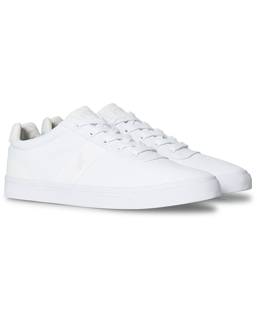 Herren | Polo Ralph Lauren Hanford Canvas Sneaker Pure White | Polo Ralph Lauren | Hanford Canvas Sneaker Pure White