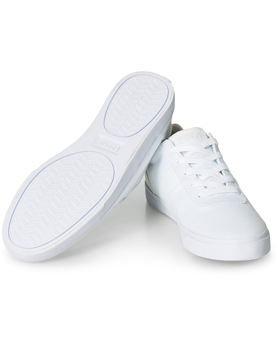 Herren | Polo Ralph Lauren Hanford Canvas Sneaker Pure White | Polo Ralph Lauren | Hanford Canvas Sneaker Pure White