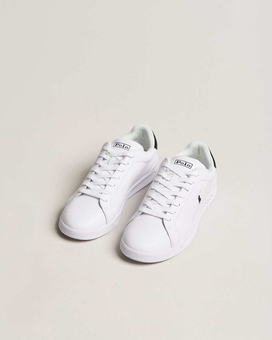 Herren | Sneaker mit niedrigem Schaft | Polo Ralph Lauren | Heritage Court Sneaker White/Black