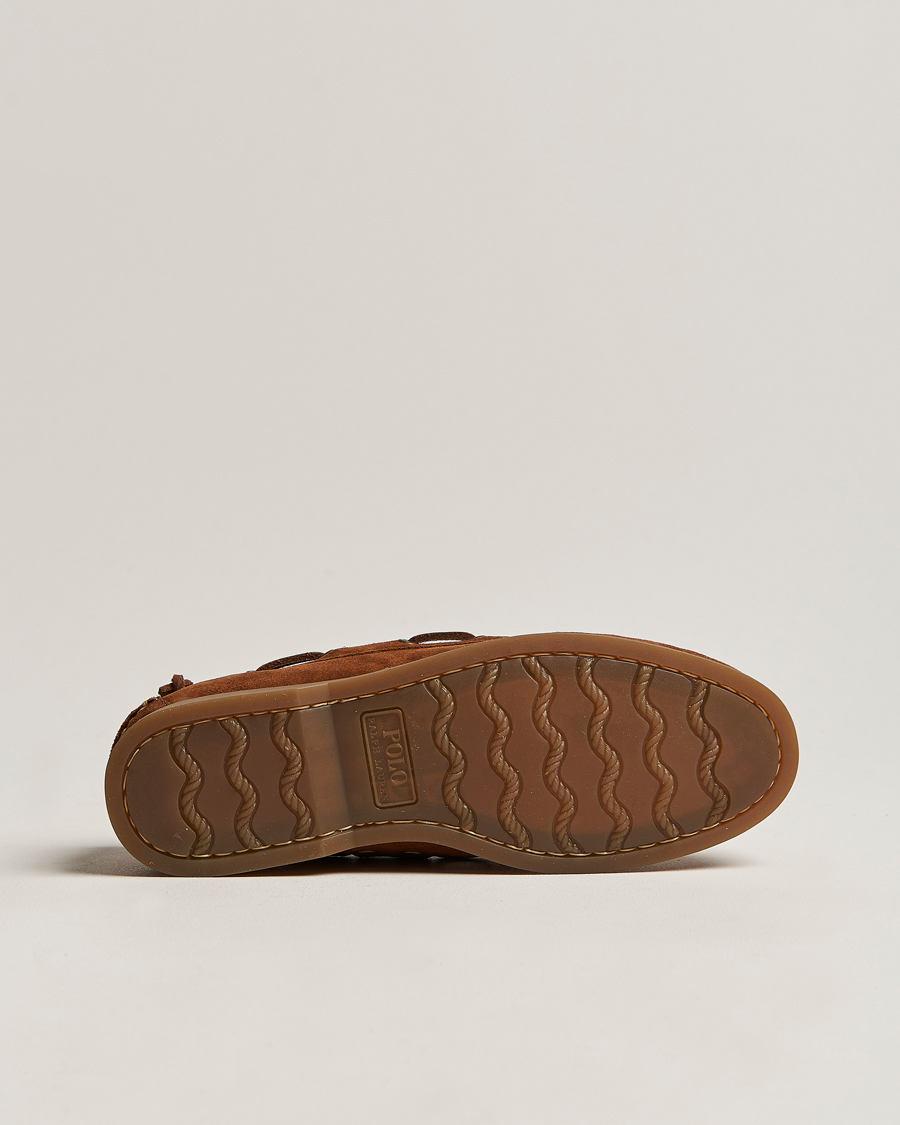 Herren | Merton Suede Docksides New Pale Russet | Polo Ralph Lauren | Merton Suede Docksides New Pale Russet