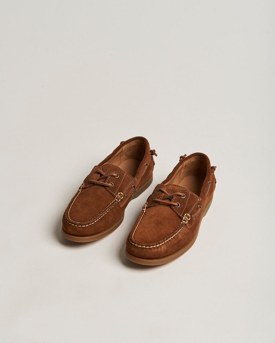 Herren | | Polo Ralph Lauren | Merton Suede Docksides New Pale Russet