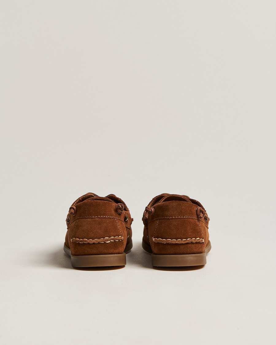 Herren | Merton Suede Docksides New Pale Russet | Polo Ralph Lauren | Merton Suede Docksides New Pale Russet