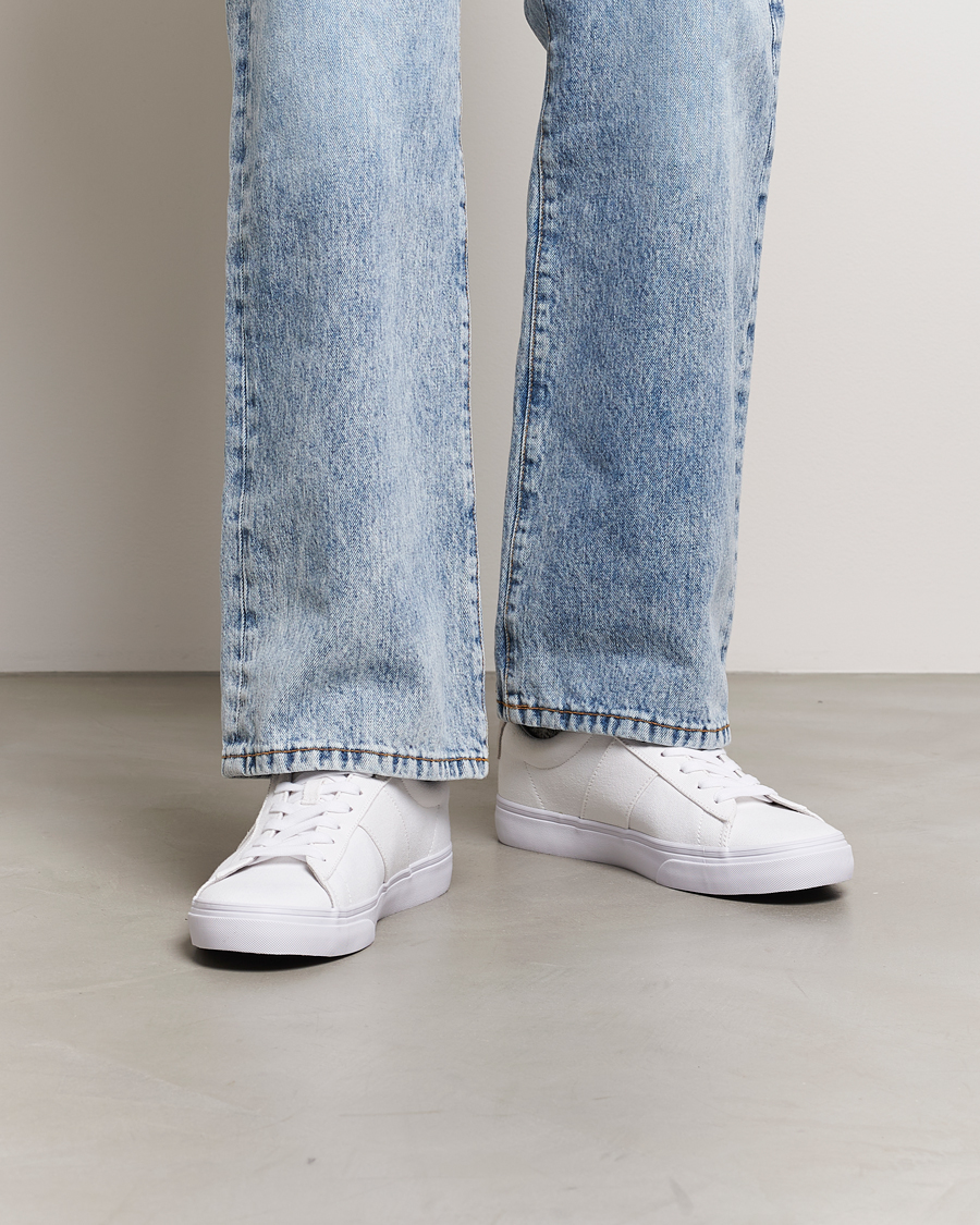 Polo Ralph Lauren Sayer Canvas Sneaker White bei Care of Carl