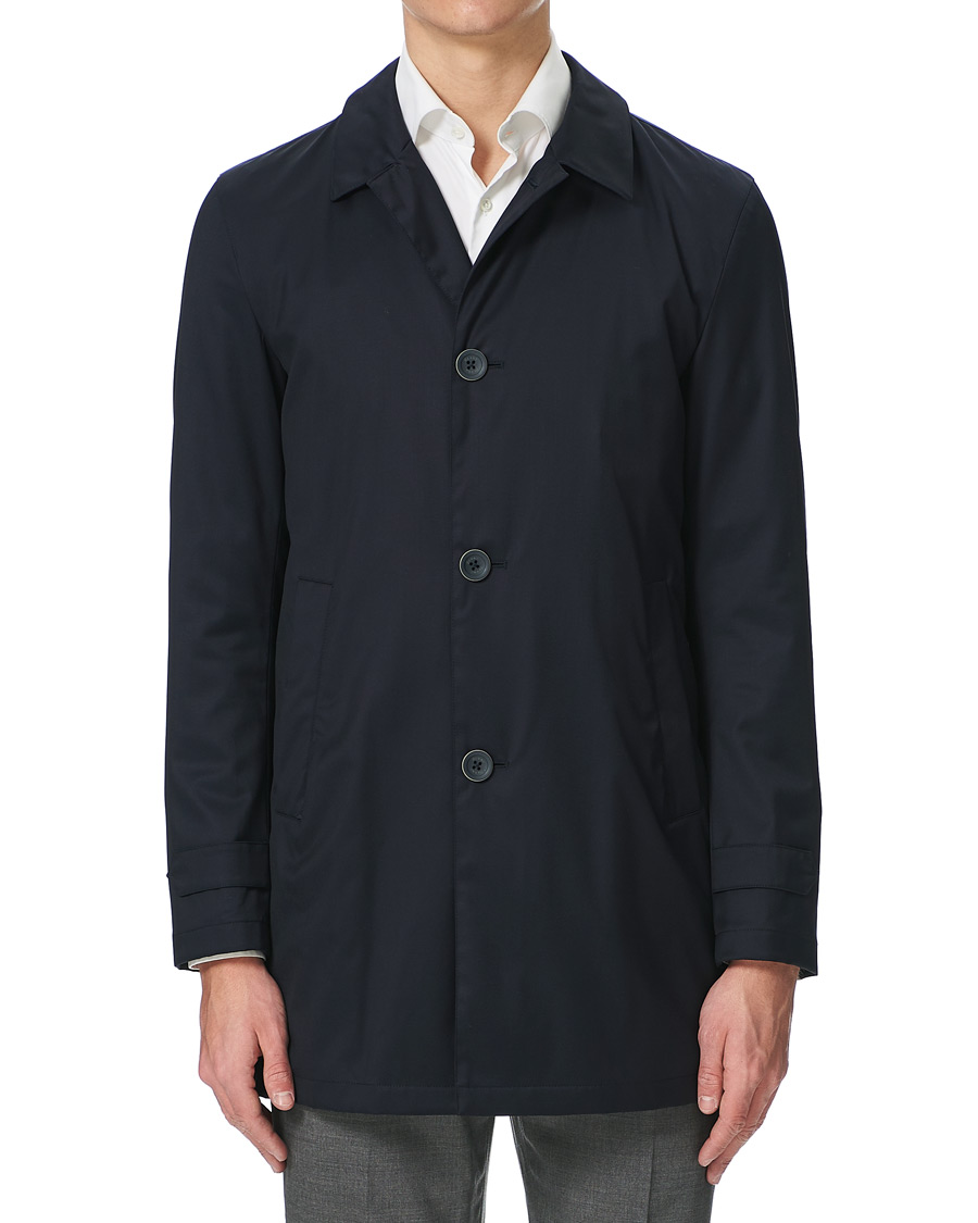 Herren | Jacken | Herno | Loro Piana Storm System Coat Navy