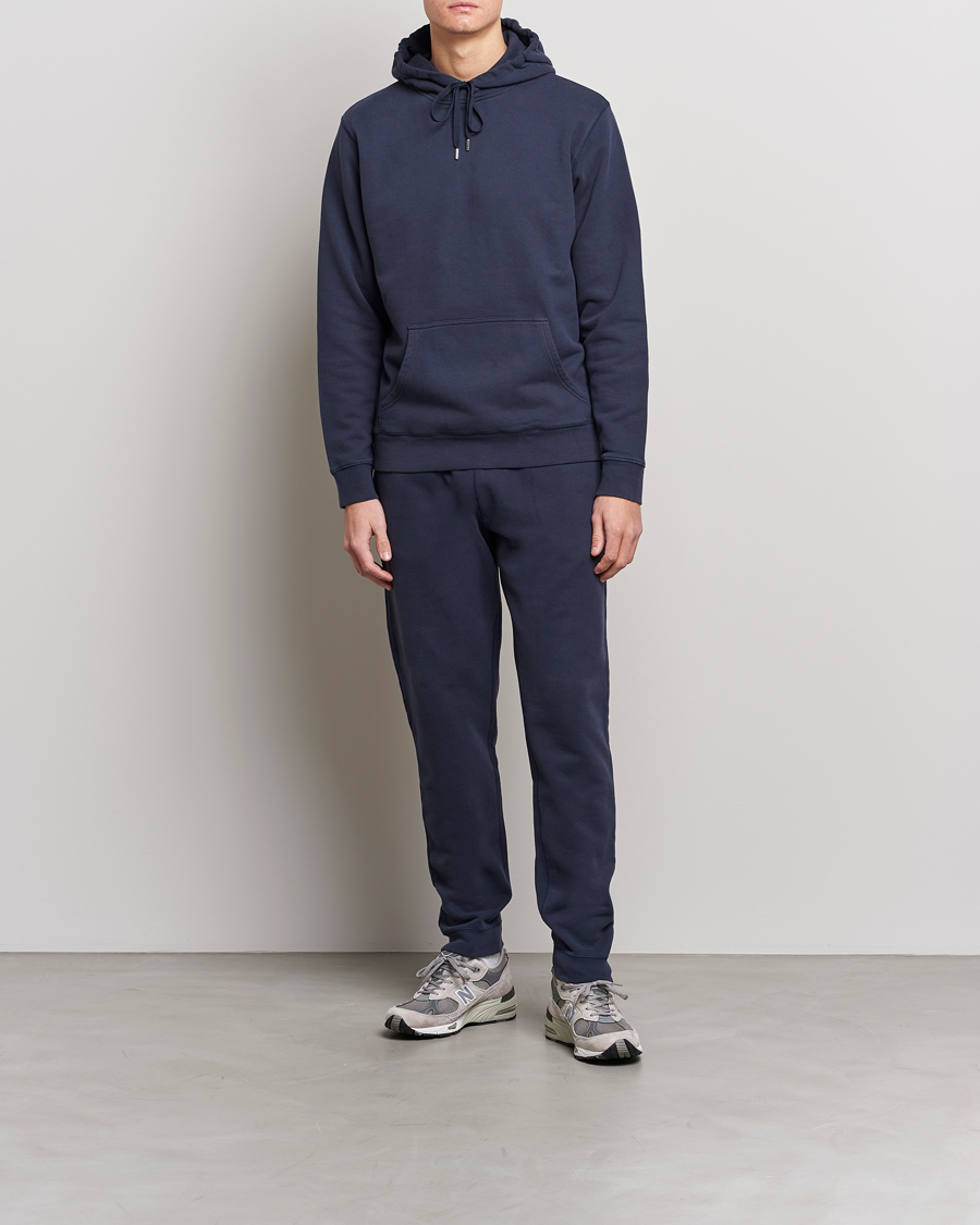 Herren | Hosen | Sunspel | Cotton Loopback Track Pants Navy