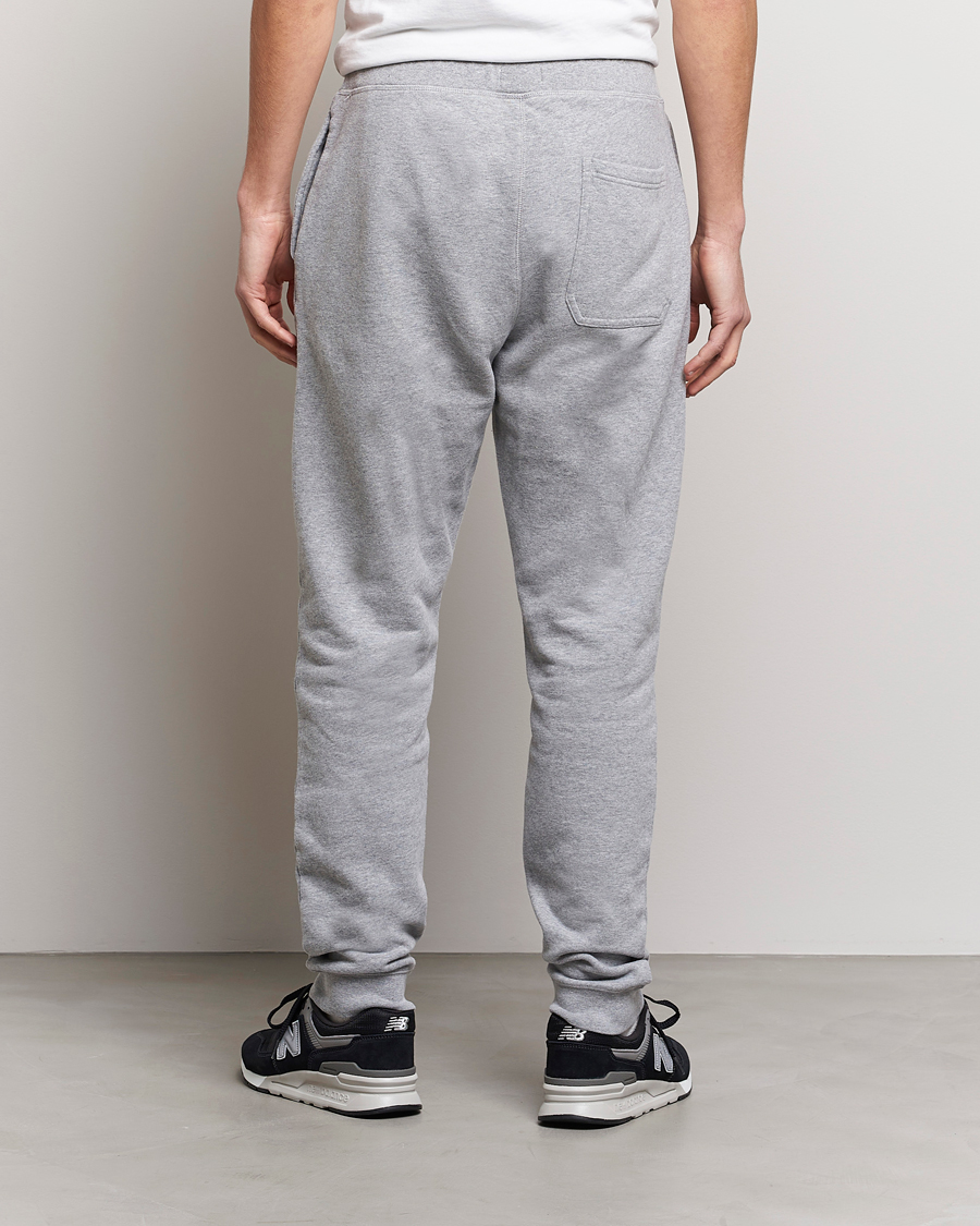 Herren | Hosen | Sunspel | Cotton Loopback Track Pants Grey Melange