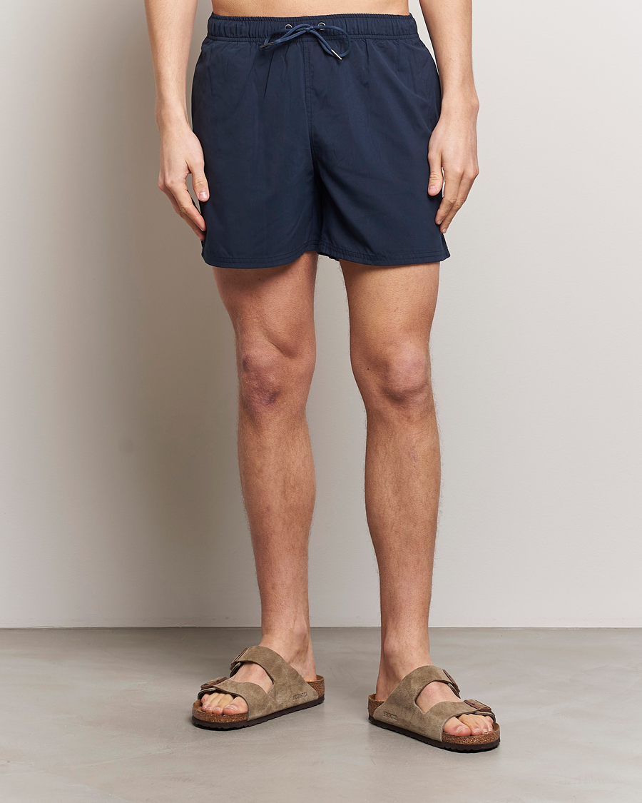 Men | Bread & Boxers | Bread & Boxers | Swimshorts Navy Blue