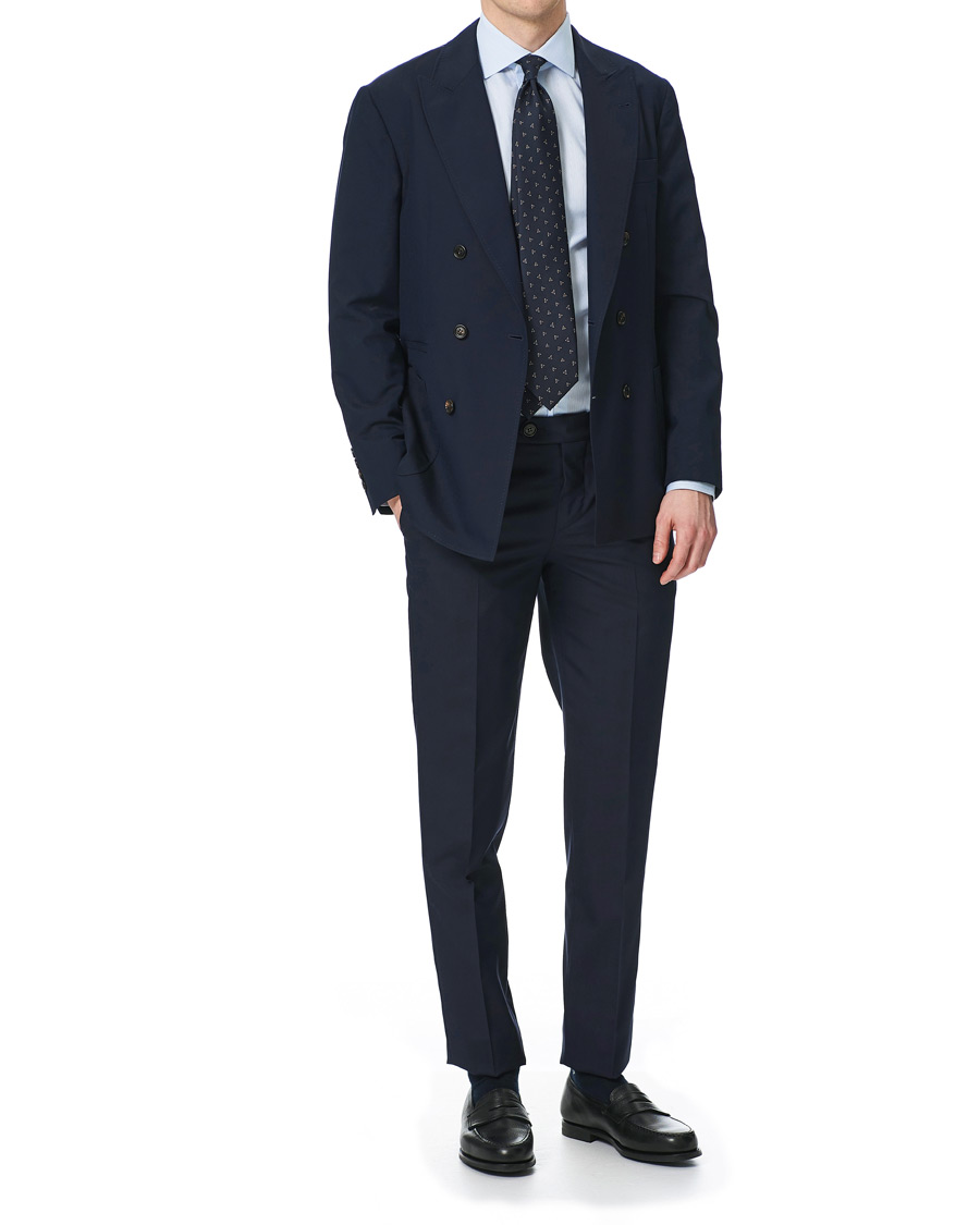Herren | Hemden | Brioni | Slim Fit Micro Striped Dress Shirt Light Blue