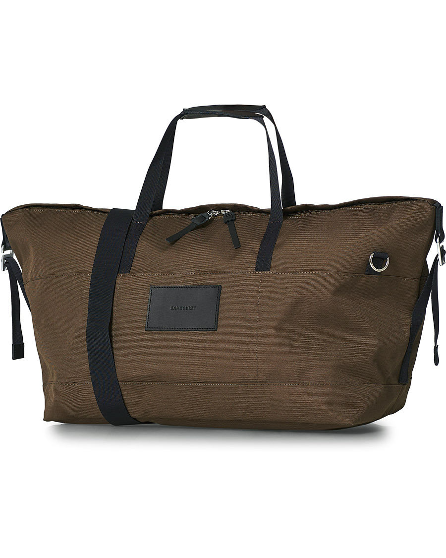 Herren | Sandqvist Milton Cordura Weekend Bag Olive | Sandqvist | Milton Cordura Weekend Bag Olive