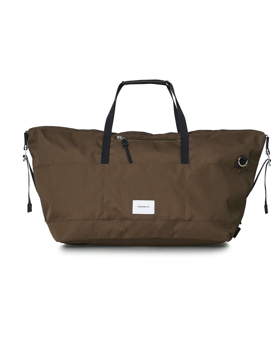 Herren | Sandqvist Milton Cordura Weekend Bag Olive | Sandqvist | Milton Cordura Weekend Bag Olive