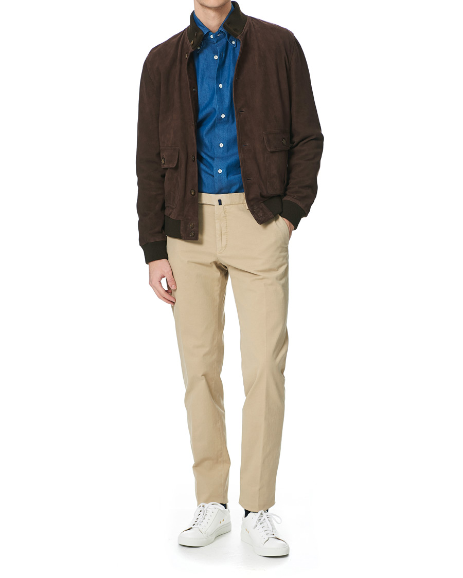 Herren | Jacken | Valstar | Valstarino Suede Jacket Dark Brown