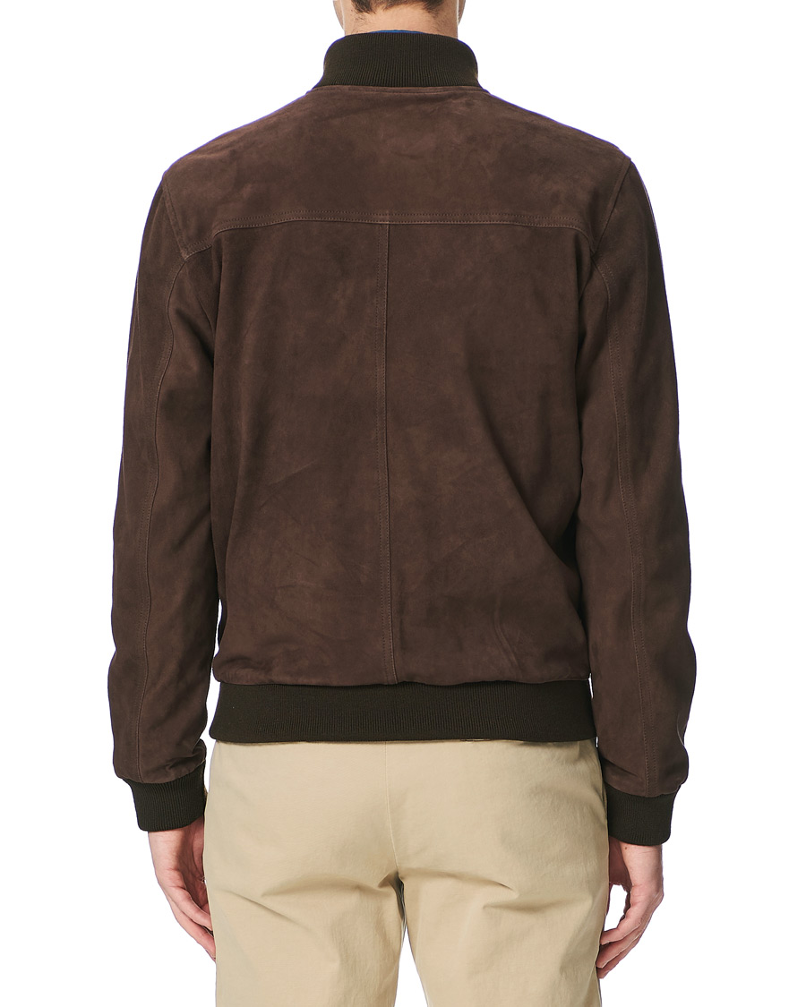 Herren | Jacken | Valstar | Valstarino Suede Jacket Dark Brown