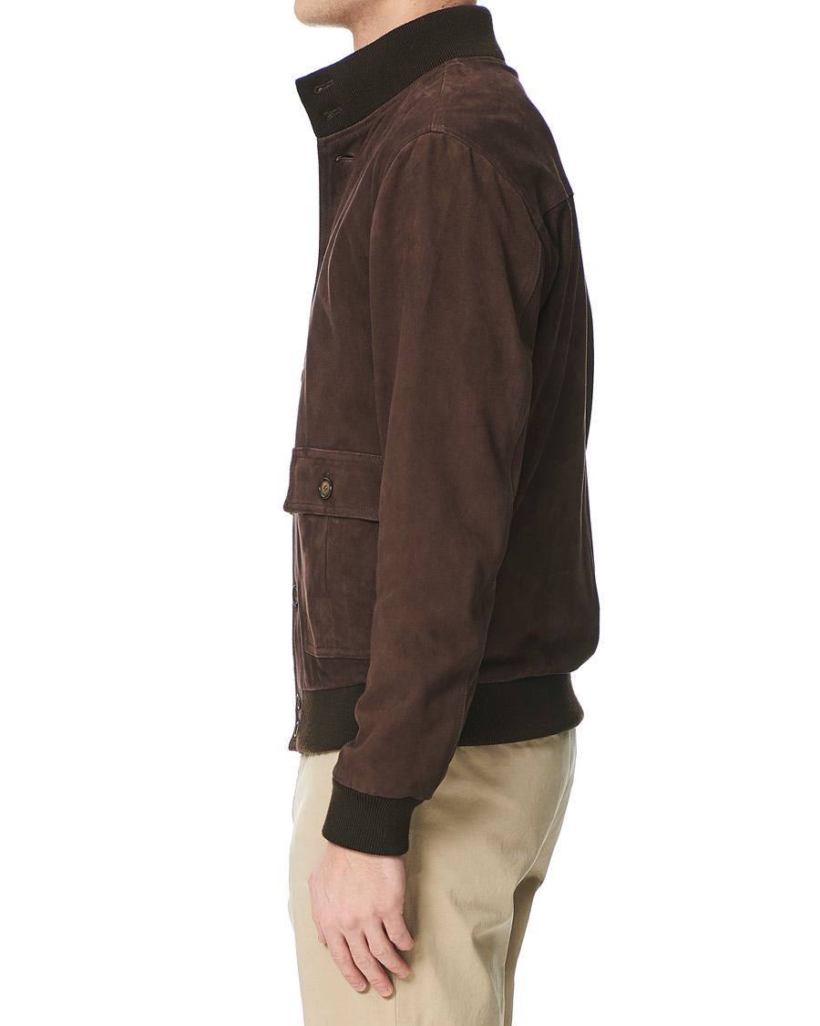 Herren | Jacken | Valstar | Valstarino Suede Jacket Dark Brown