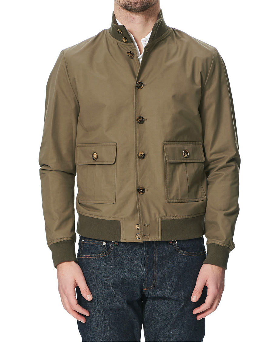 Herren | Jacken | Valstar | Valstarino Water Repellent Cotton Jacket Olive