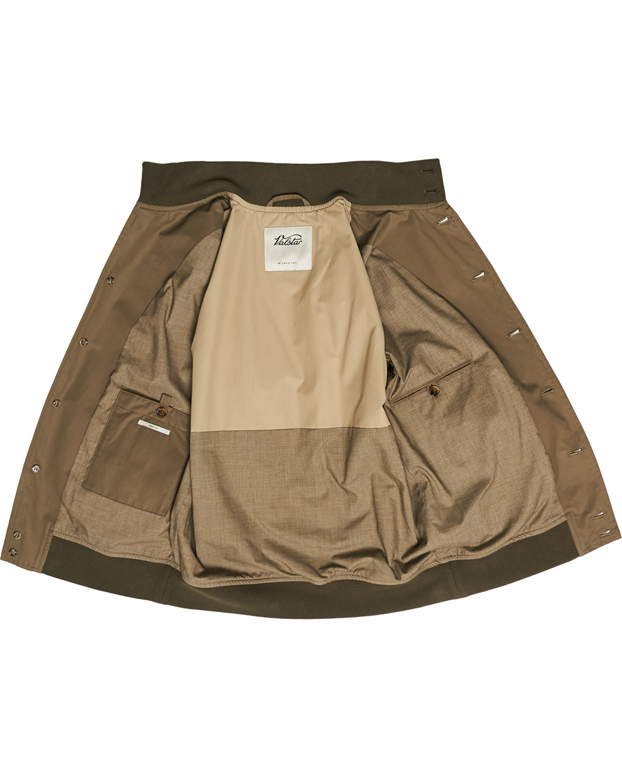 Herren | Jacken | Valstar | Valstarino Water Repellent Cotton Jacket Olive
