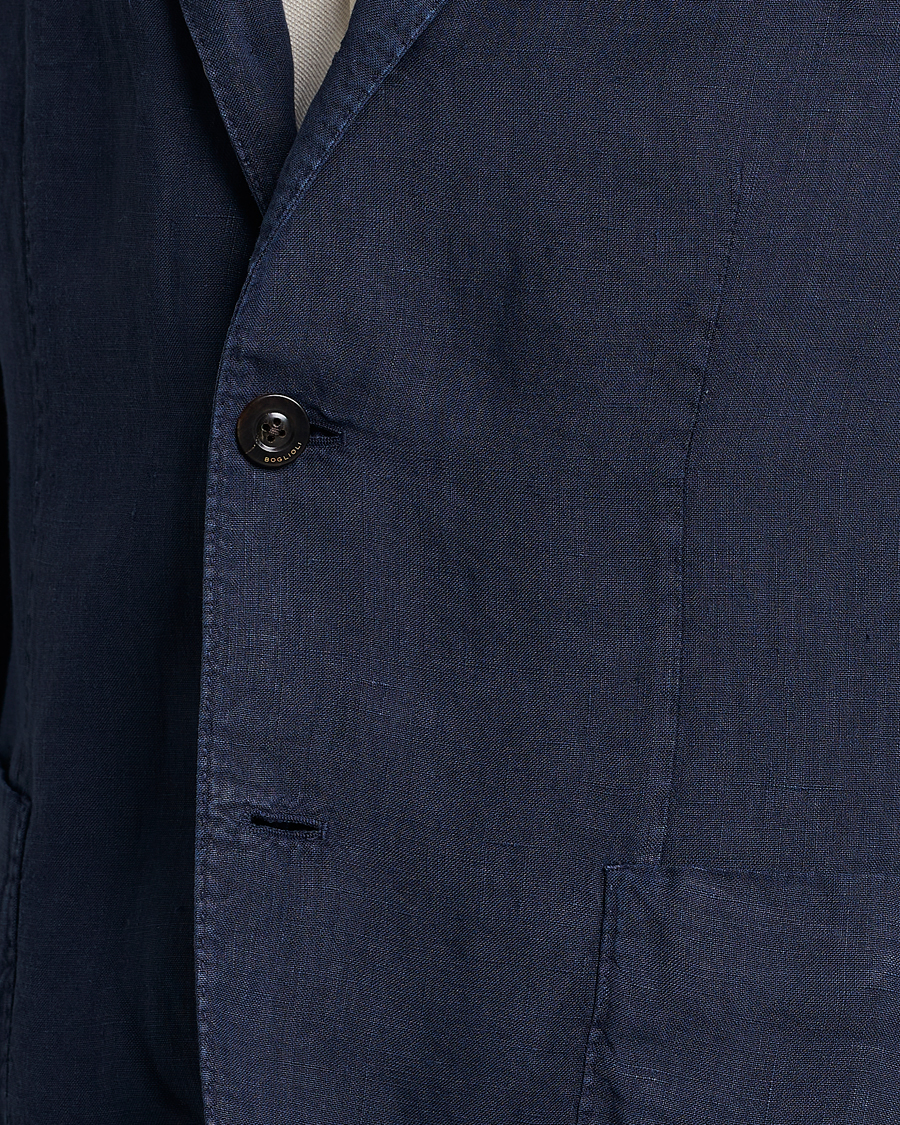 Herren | Sakkos | Boglioli | K Jacket Linen Blazer Navy