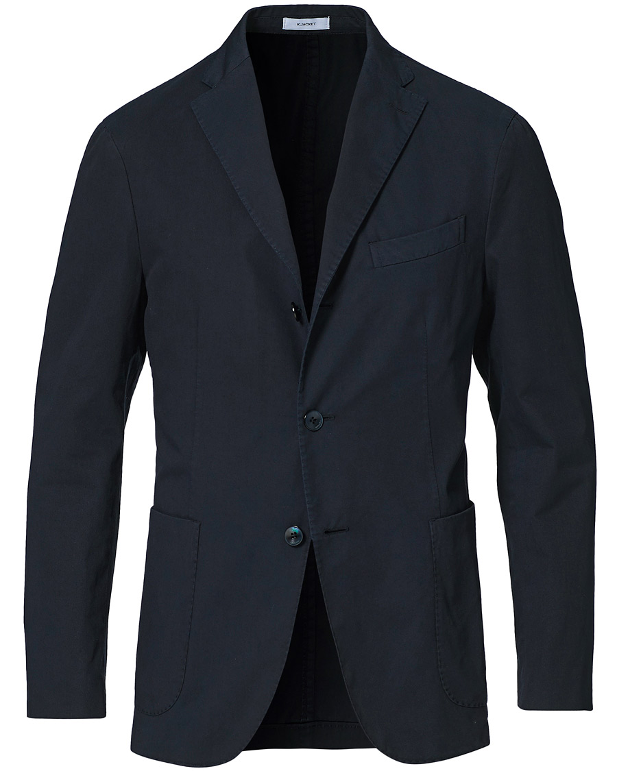 Herren | Sakkos | Boglioli | K Jacket Twill Cotton Blazer Navy