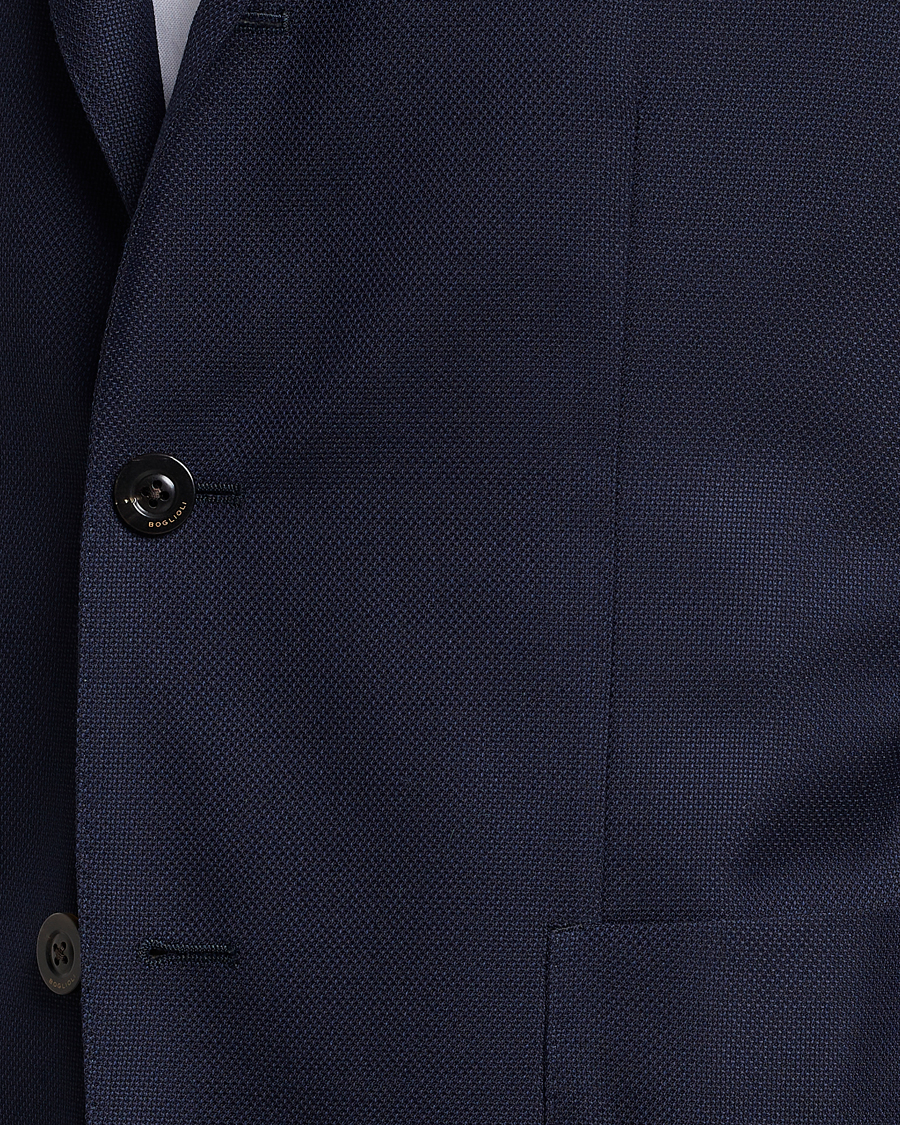 Herren | Sakkos | Boglioli | K Jacket Wool Hopsack Blazer Navy