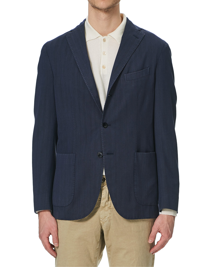 Herren | Sakkos | Boglioli | K Jacket High Performance Blazer Navy