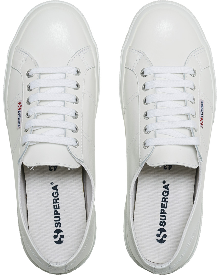 Superga leather shoes hotsell