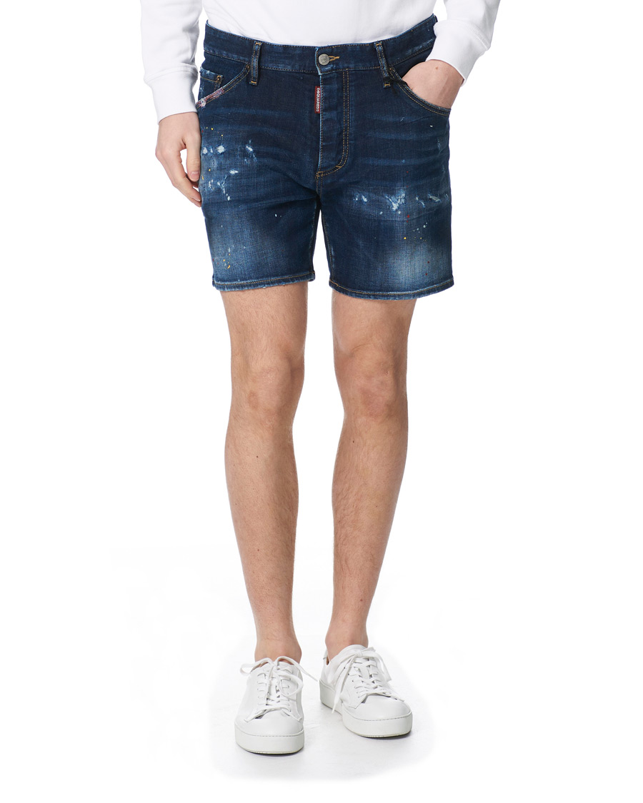 Herren | Shorts | Dsquared2 | Dan Commando Denim Shorts Blue