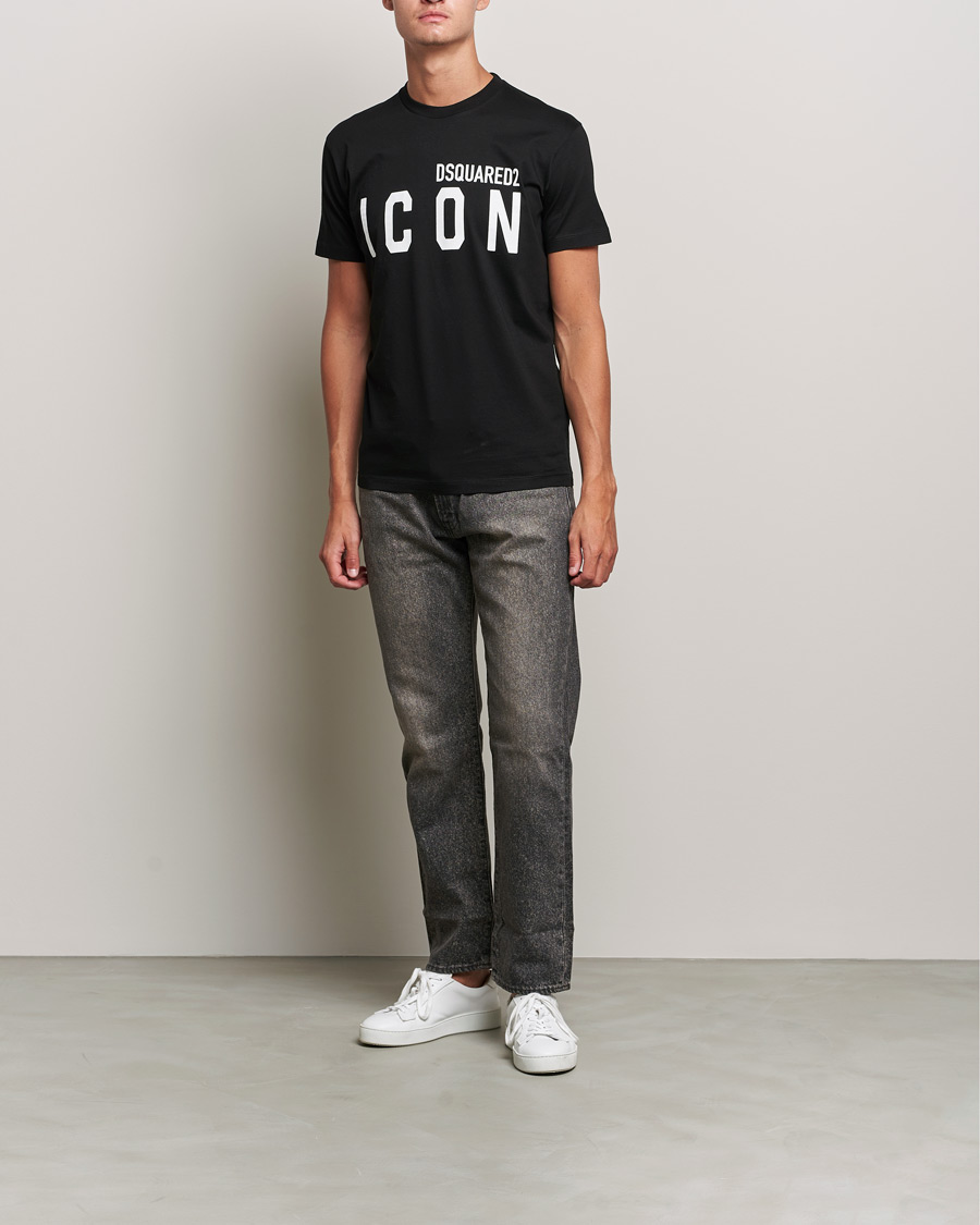 Herren | T-Shirts | Dsquared2 | Icon Logo Tee Black
