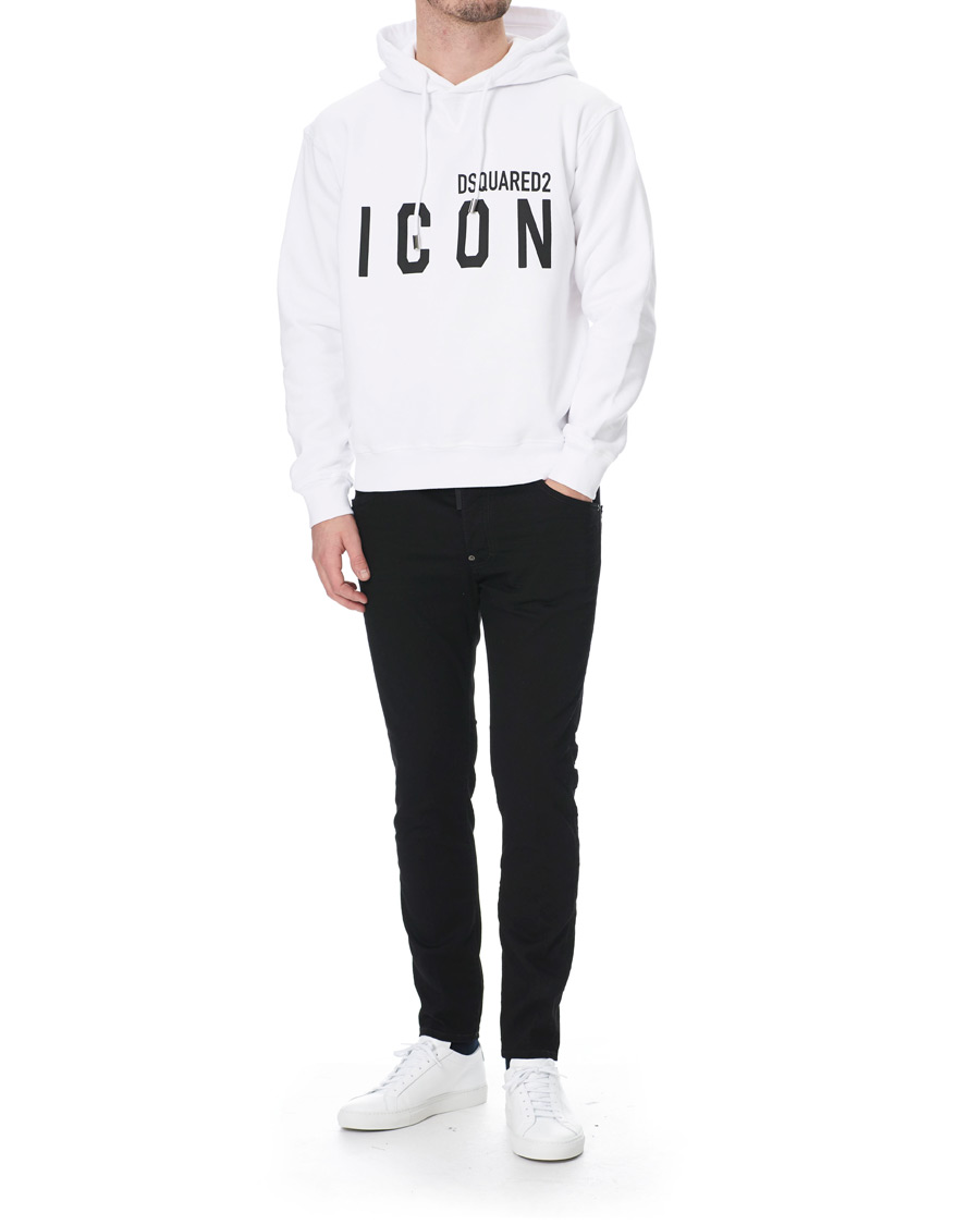 Herren | Pullover | Dsquared2 | Icon Hoodie White