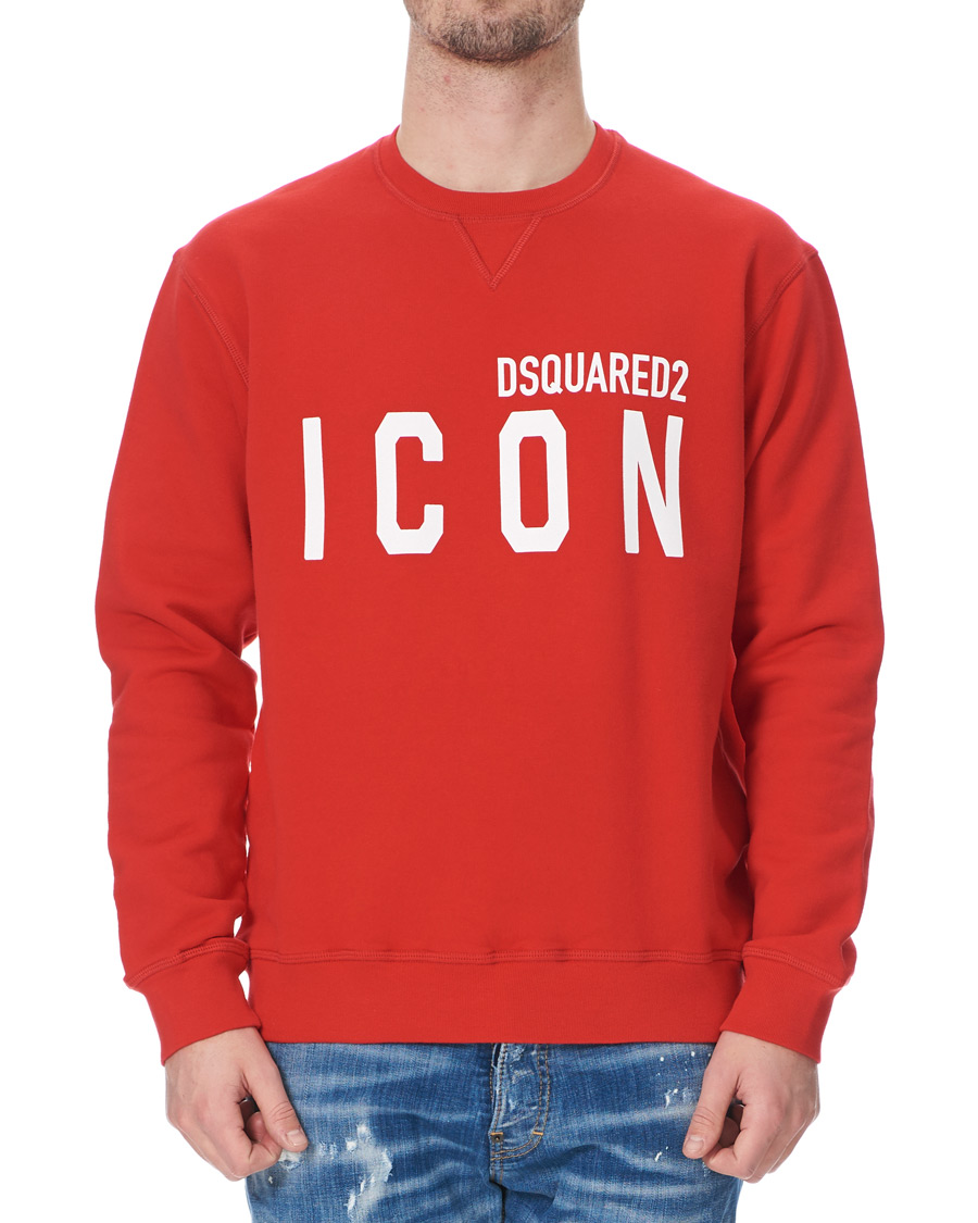 Herren | Pullover | Dsquared2 | Icon Sweatshirt Red
