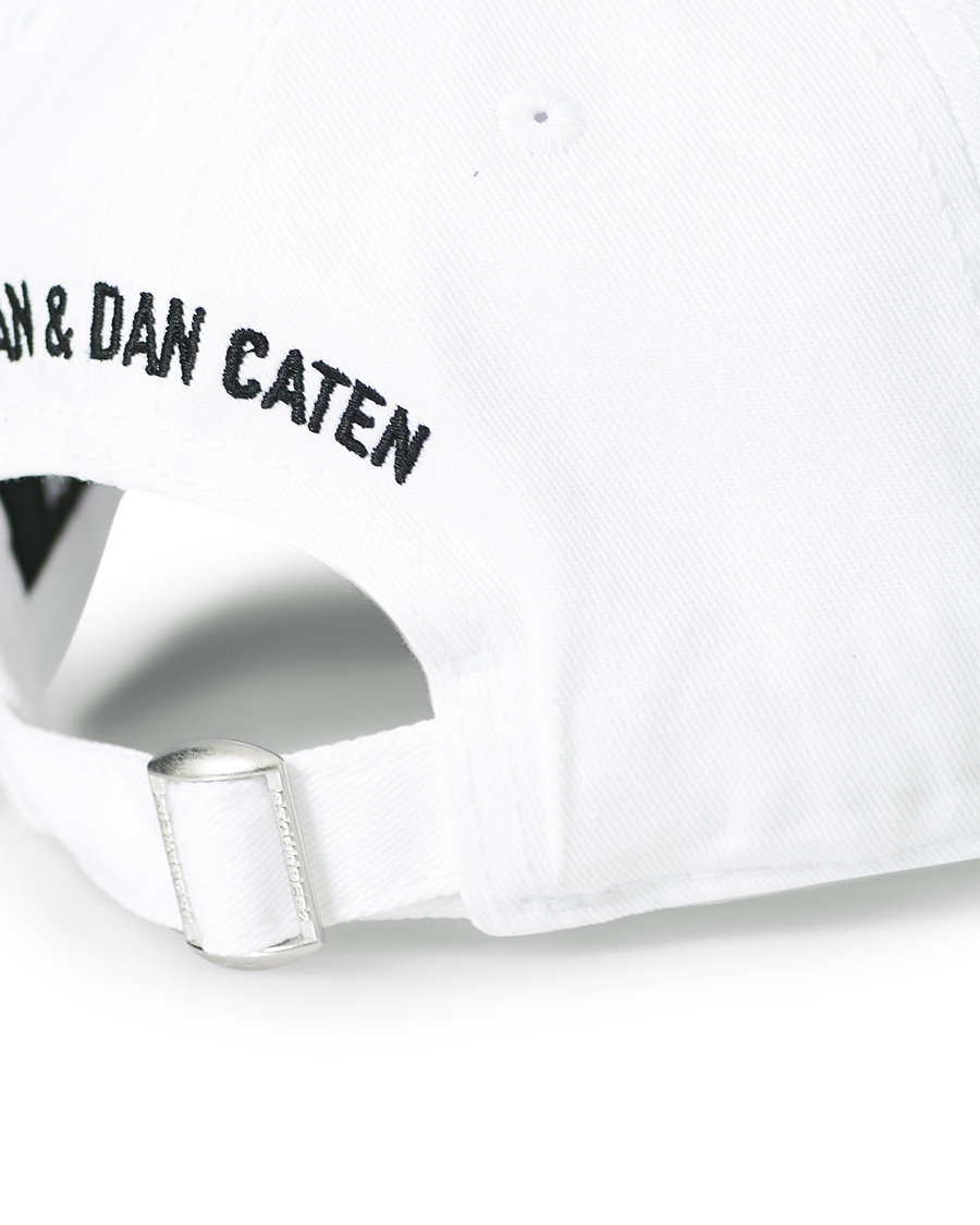 Herren | Dsquared2 Icon Baseball Cap White | Dsquared2 | Icon Baseball Cap White