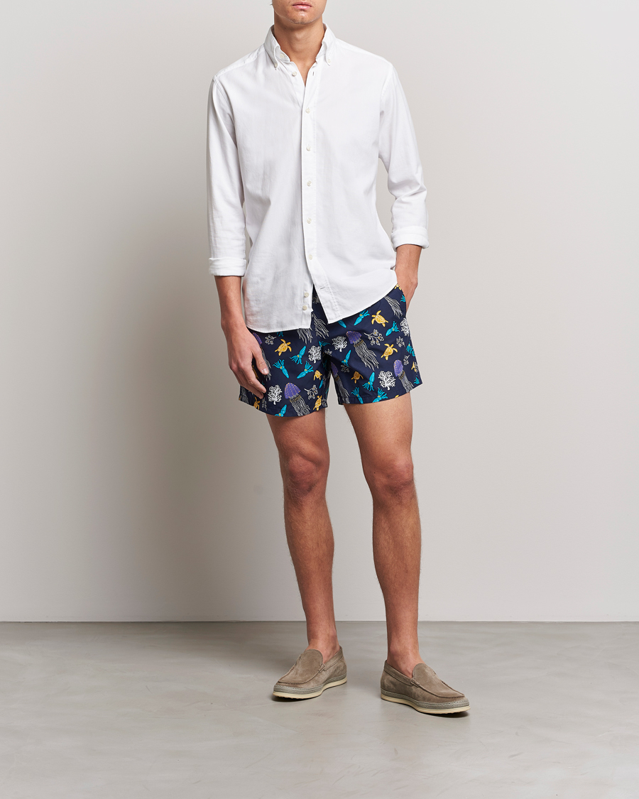 Herren | Badehosen | Vilebrequin | Moorea Swim Shorts Navy Blue