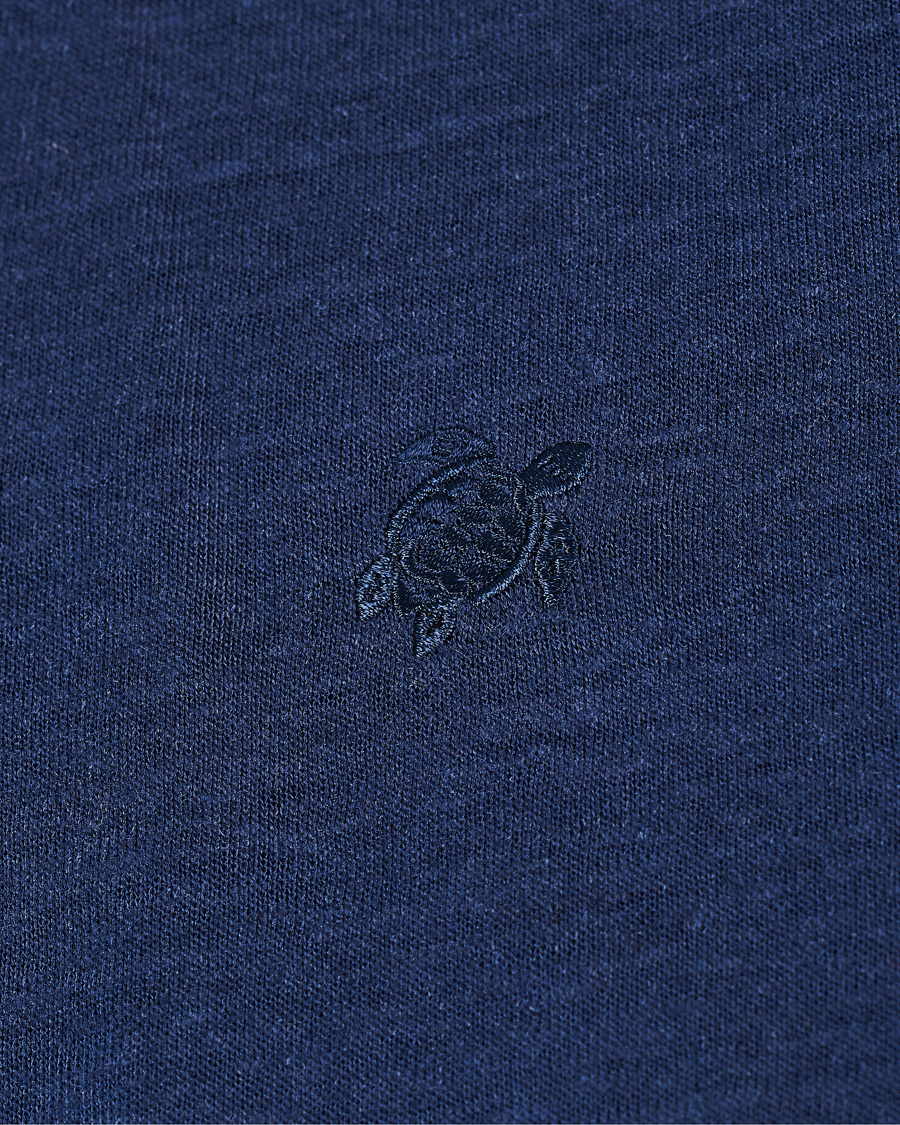 Herren | Poloshirts | Vilebrequin | Pyramid Linen Jersey Polo Navy