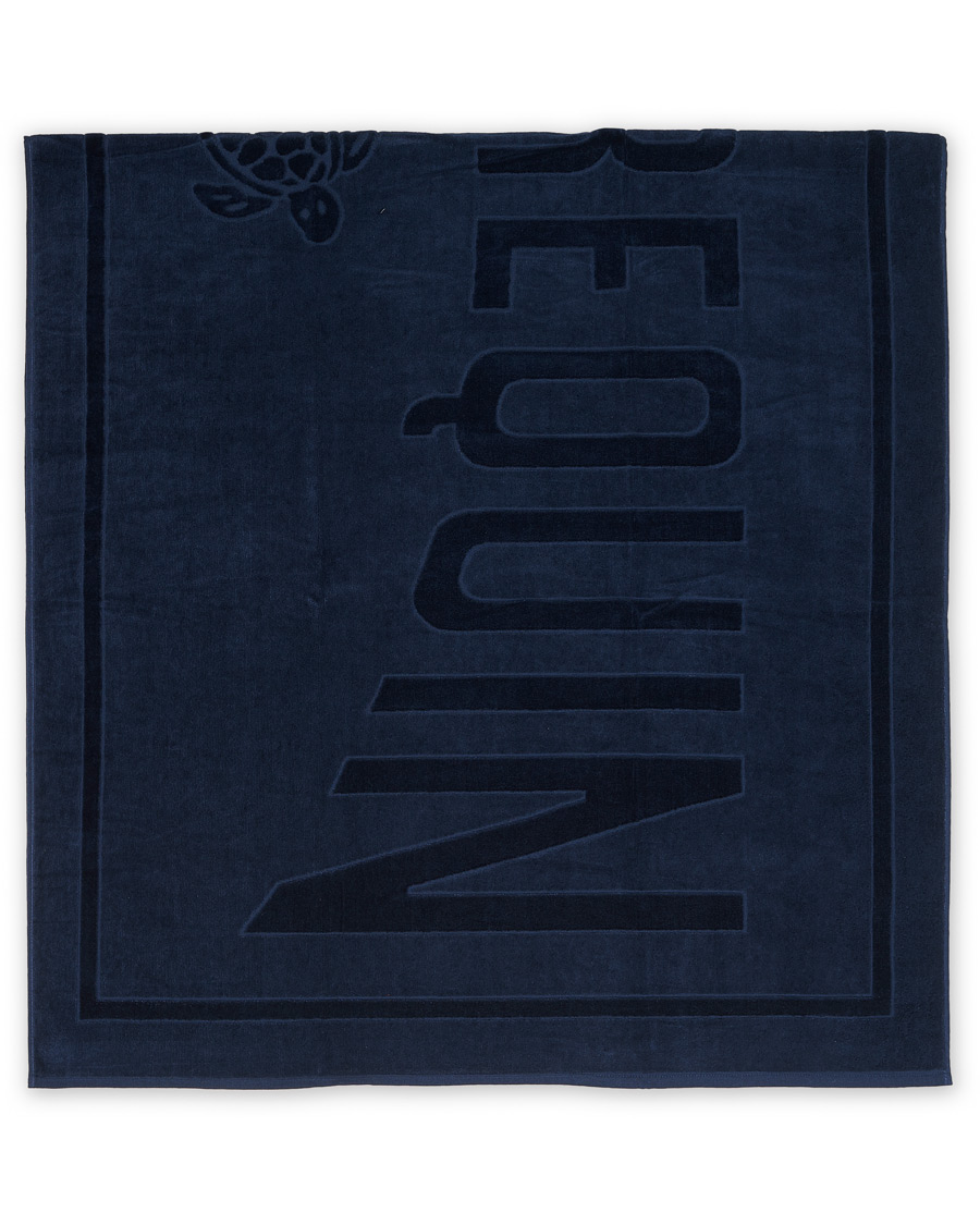 Herren | Vilebrequin Terry Cloth Beach Towel Bleu Marine | Vilebrequin | Terry Cloth Beach Towel Bleu Marine