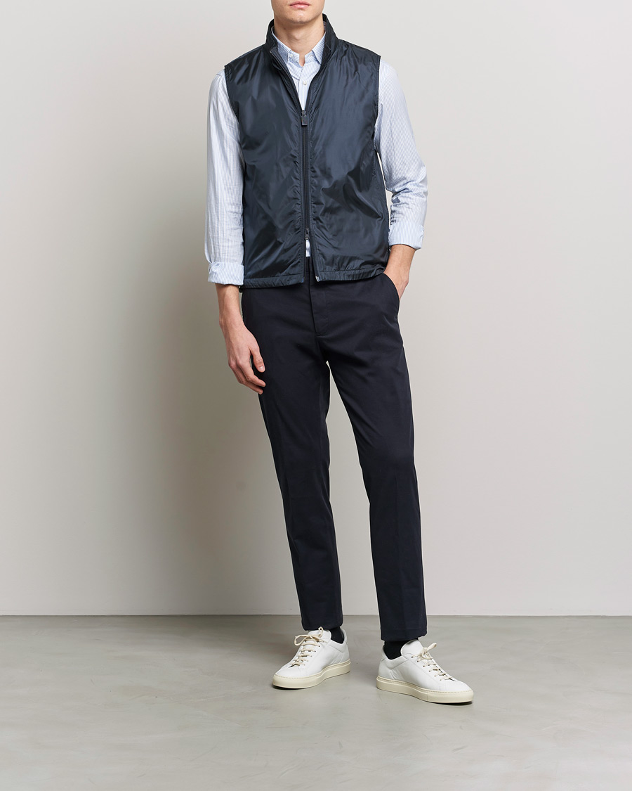 Herren | Westen | Aspesi | Vernes Nylon Gilet Navy
