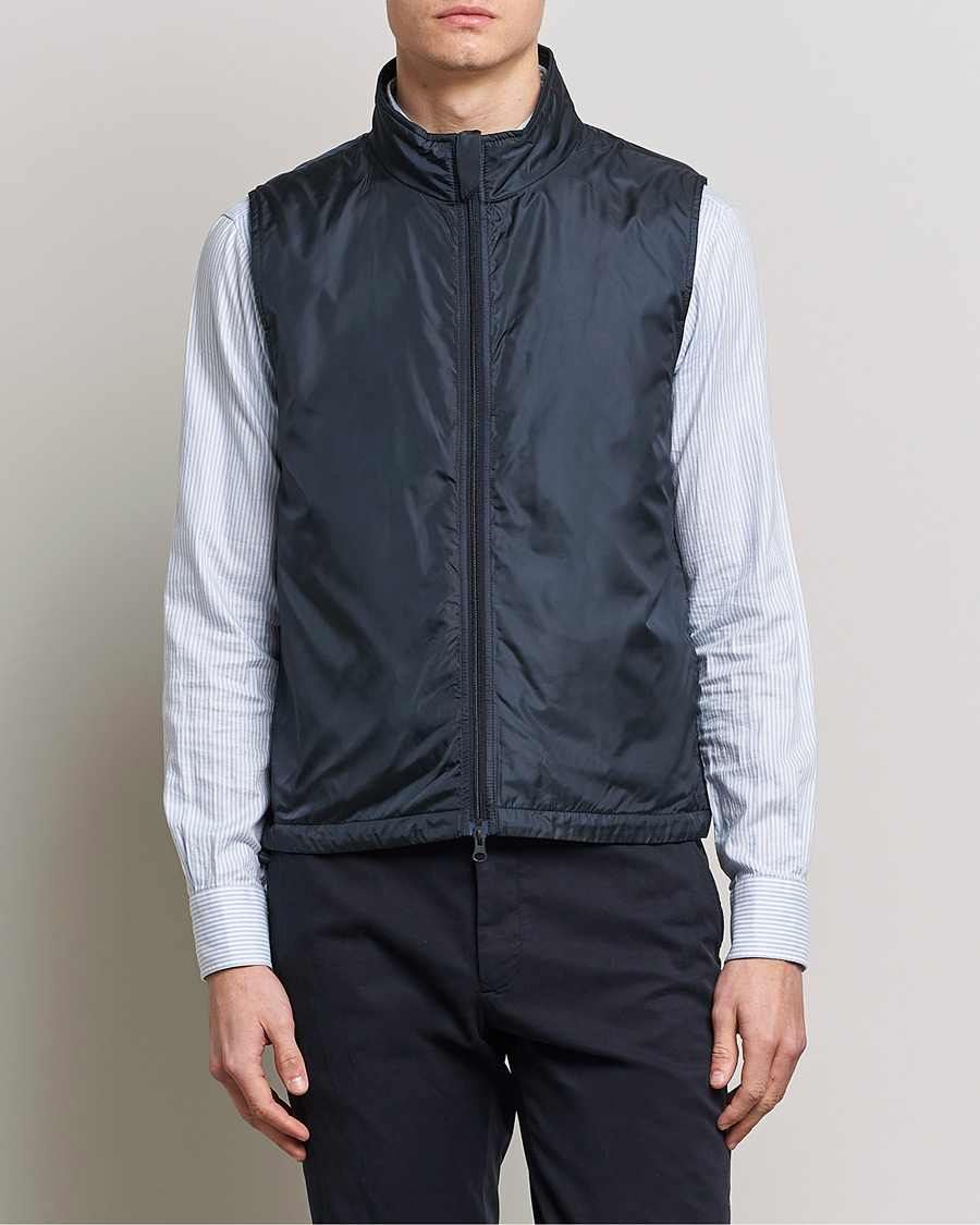 Herren | Daunenwesten | Aspesi | Vernes Nylon Gilet Navy