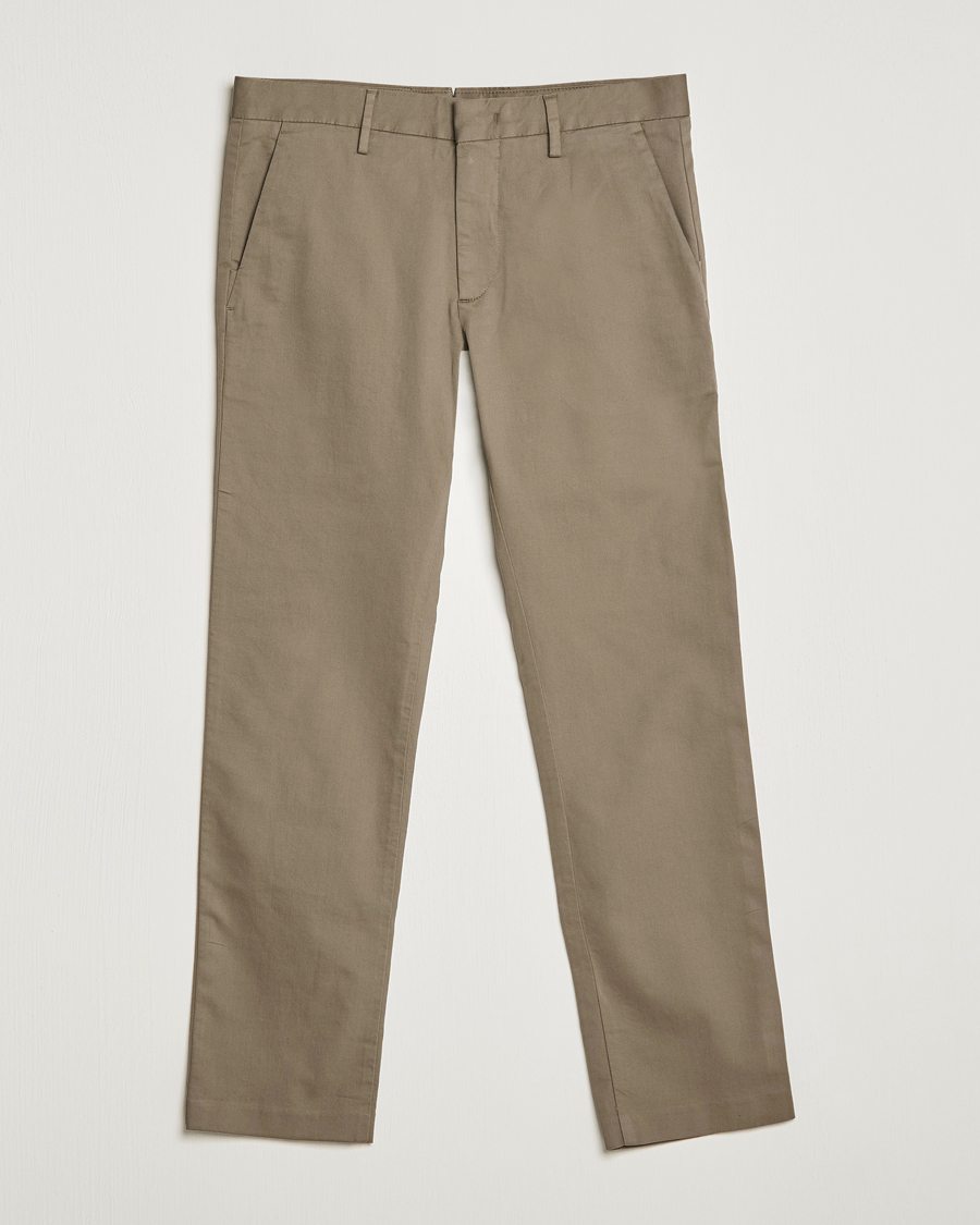 Herren | Hosen | NN07 | Theo Regular Fit Stretch Chinos Green Stone