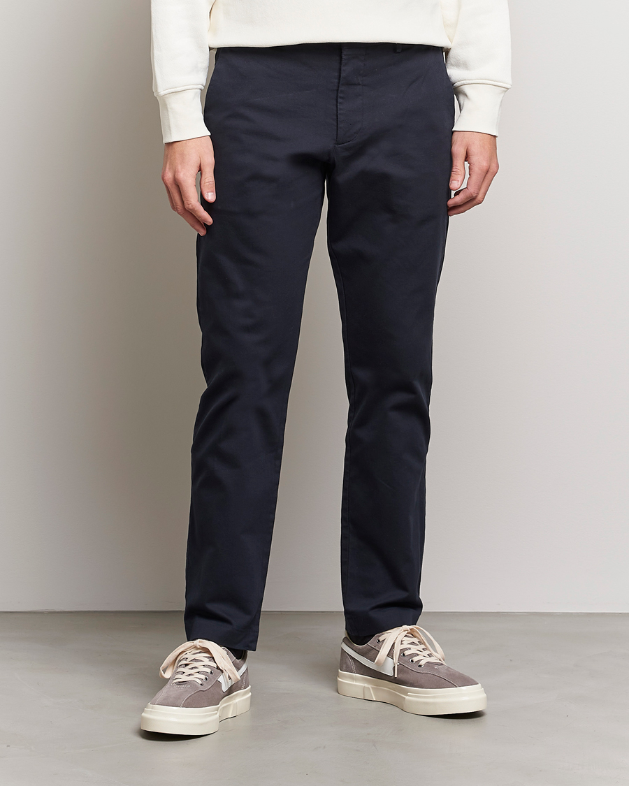 Herren | Hosen | NN07 | Theo Regular Fit Stretch Chinos Navy Blue