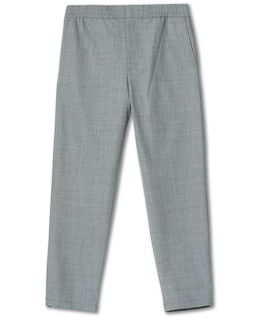 Herren | Hosen | NN07 | Foss Drawstring Trousers Grey Melange