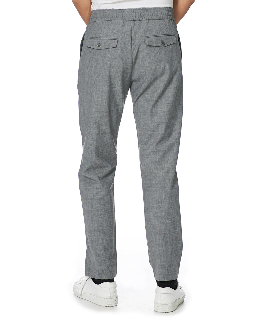 Herren | Hosen | NN07 | Foss Drawstring Trousers Grey Melange