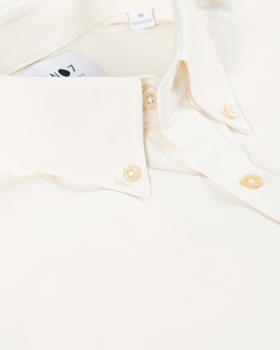 Herren | Hemden | NN07 | Levon Oxford/Cashmere Shirt Egg White