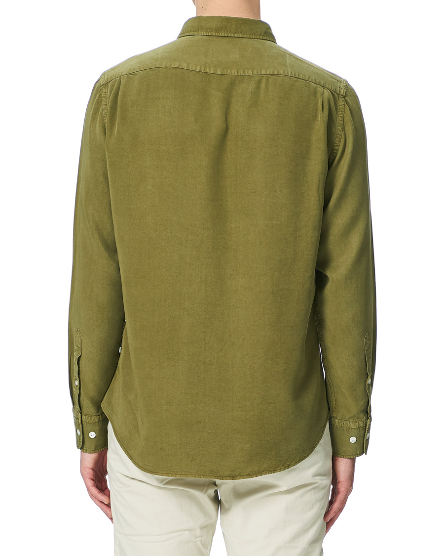 Herren | Hemden | NN07 | Manza Tencel Shirt Green