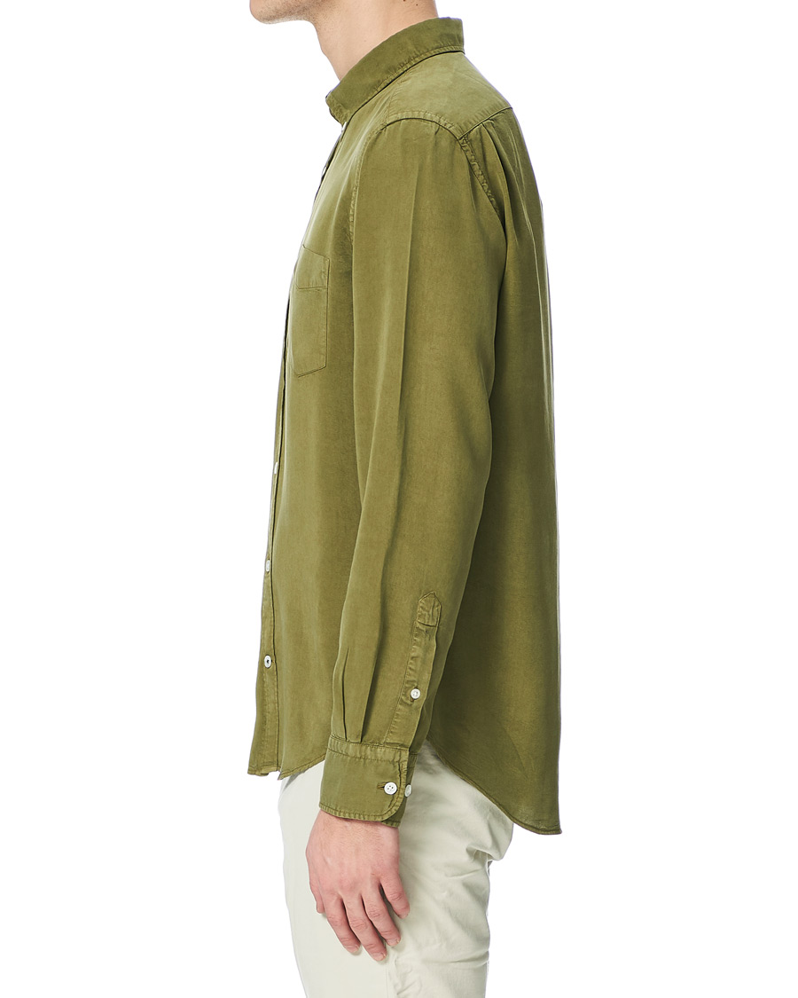 Herren | Hemden | NN07 | Manza Tencel Shirt Green