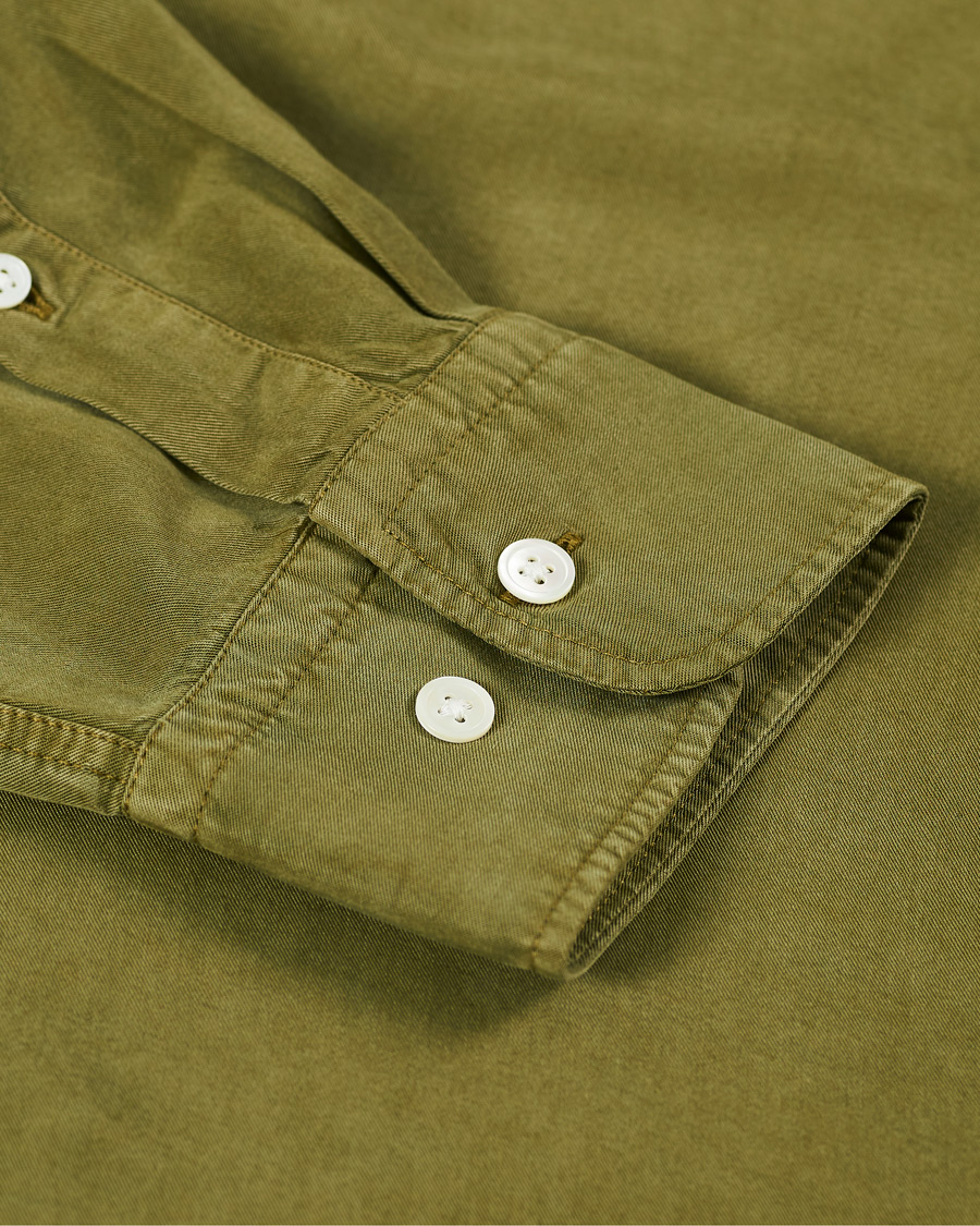 Herren | Hemden | NN07 | Manza Tencel Shirt Green