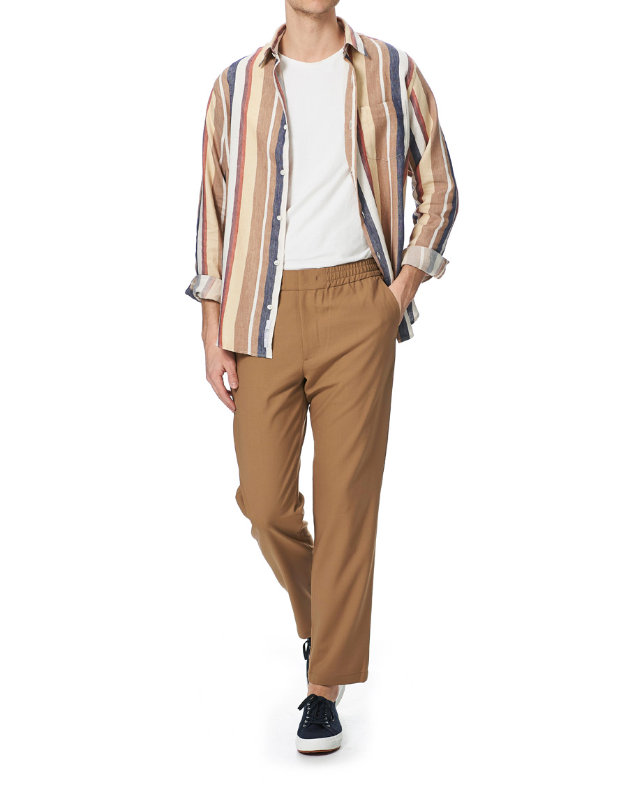Herren | Hemden | NN07 | Errico Linen Shirt Multi Stripe