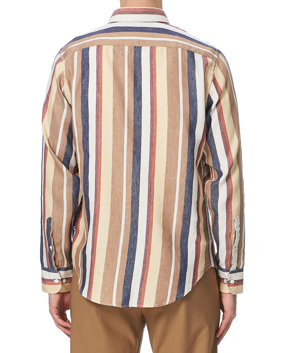 Herren | Hemden | NN07 | Errico Linen Shirt Multi Stripe