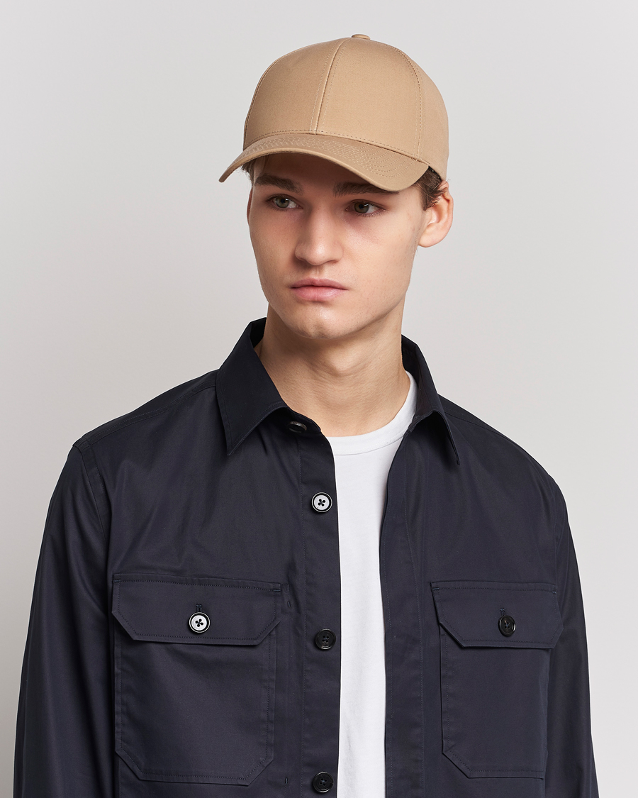 Herren | Hüte & Mützen | Varsity Headwear | Cotton Baseball Cap Sand Beige