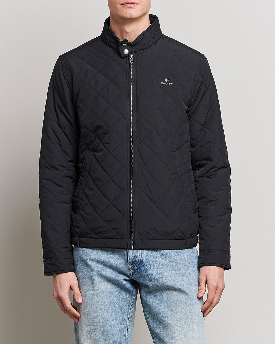 Herren |  | GANT | The Quilted Windcheater Black