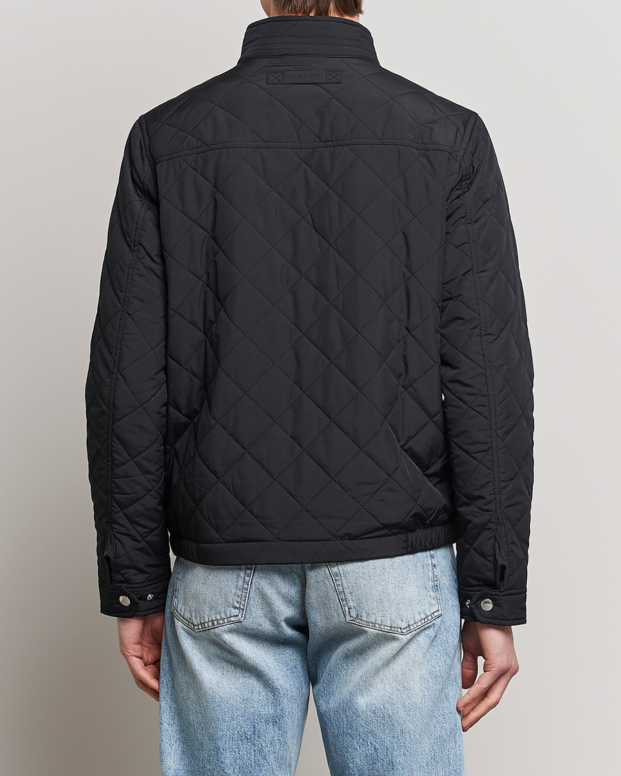 Herren | Jacken | GANT | The Quilted Windcheater Black