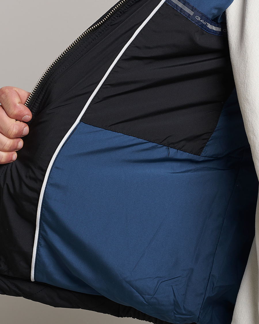 Herren | Jacken | GANT | The Quilted Windcheater Black