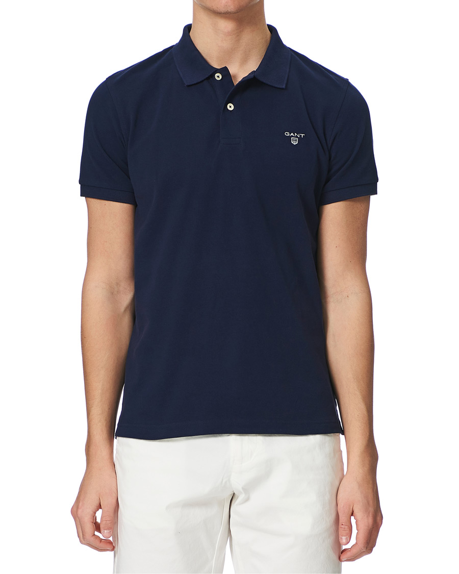 Herren | Poloshirts | GANT | The Summer Polo Evening Blue